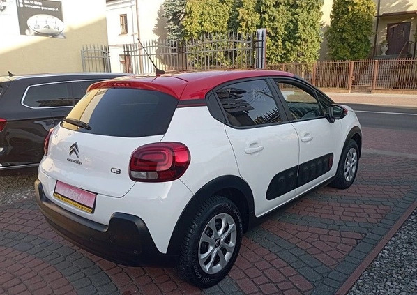 Citroen C3 cena 44900 przebieg: 73000, rok produkcji 2018 z Głogówek małe 254